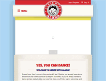 Tablet Screenshot of dancewithalana.com